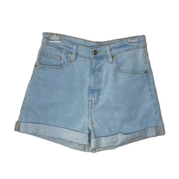 ❤️ & DENIM Jean Shorts Size 4 - Picture 1 of 4